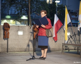 Odsłonięcie zespołu rzeźb Droga do Świętości Jana Pawła II